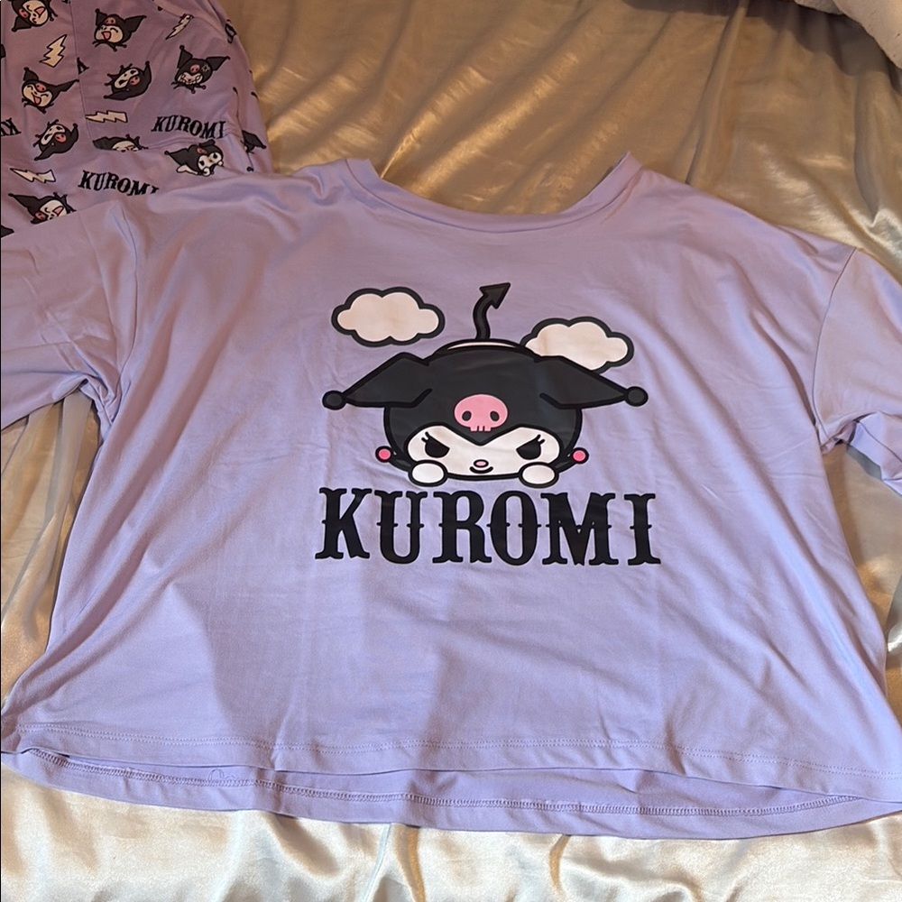 Sanrio Purple Kuromi Pajama Set - Picture 2 of 4